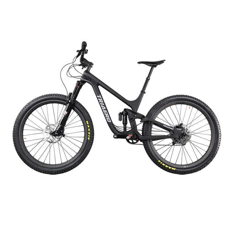 Professional carbon MTB bike 27.5 plus boosted 148*12 carbon full suspension mountain bike enduro frame
