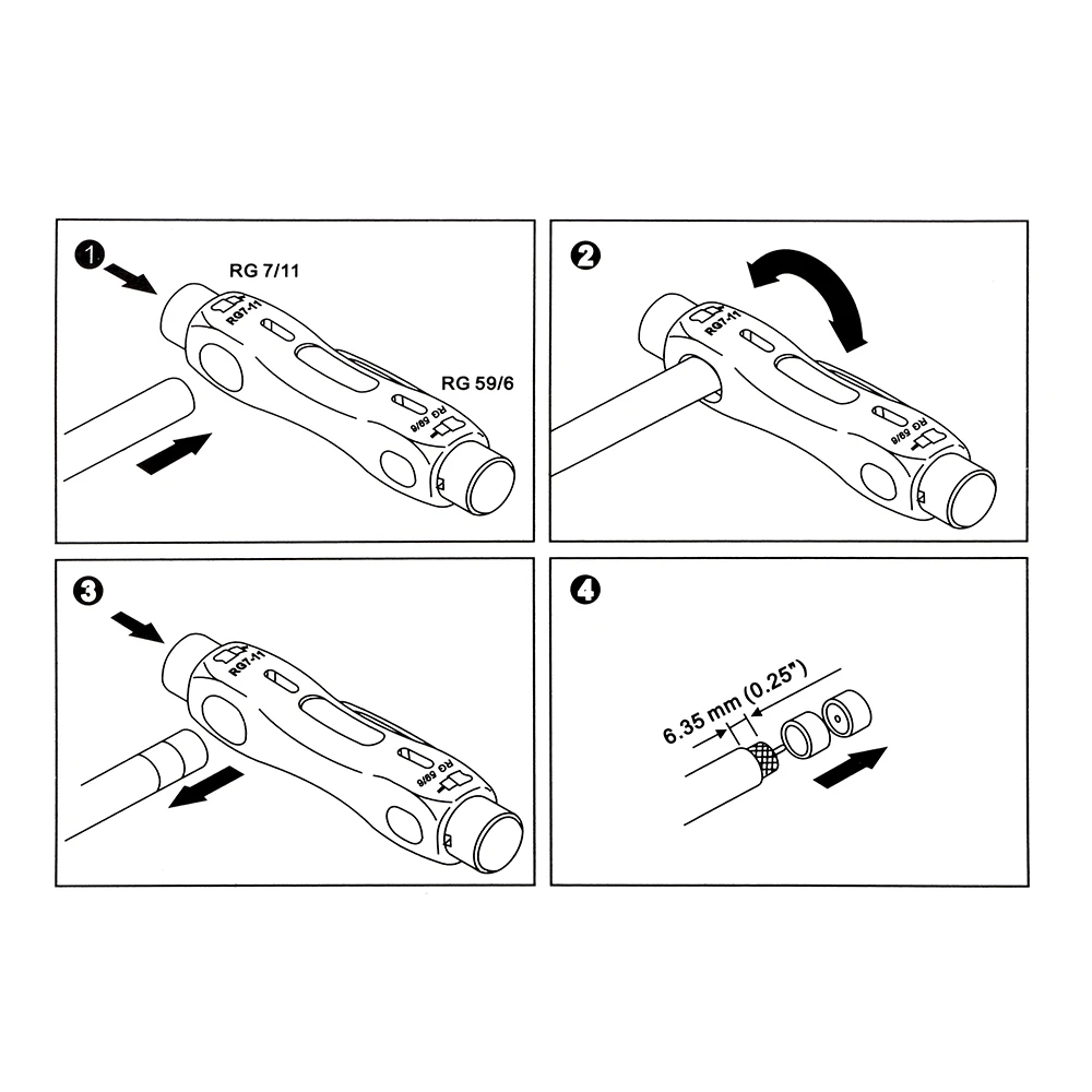 DIYWORK автоматический коаксиальный двойного назначения пилинг плоскогубцы инструменты для зачистки кабеля провода Стриппер телефонная линия телевизионная линия