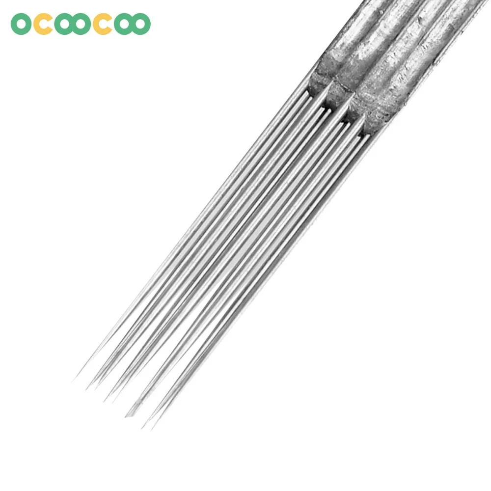 

5PCS 9M1 Magnum Tattoo Needles Disposable Sterilized Individual Package 304 Medical Stainless Steel with RoHS - M1 Series