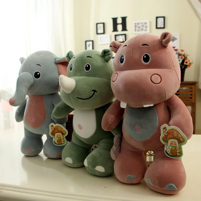 large rhino stuffed animal