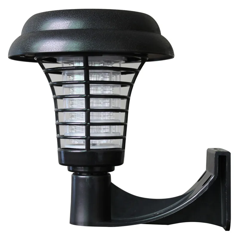 LED Solar Mosquito Killer Lamp IP65 Outdoor Insect Pest UV Bug Zapper