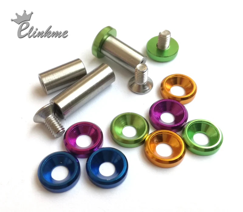 4pcs/bag 0.76"(19mm x 5mm) stainless steel Knife Handle hex Screws Suitable for 5mm hole black