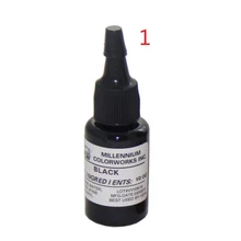 5 шт./лот черного цвета татуаж пигментные чернила татуировки комплект 15 мл/бутылки(1/2 унц.) косметическая краска набор для бровей пигмент татуировки