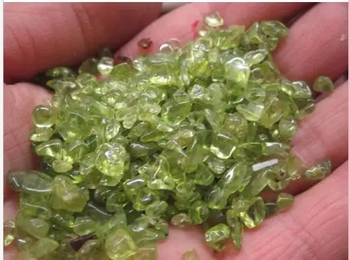 

20 x Peridot Tumblestones 4mm-7mm A Grade Crystal Gemstone Wholesale Bulk