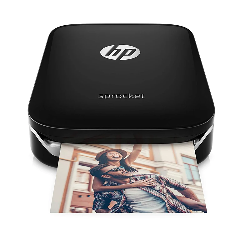 Hp Sprocket портативный фотопринтер для 5*7,6 см(2x3-дюймов) липкая Zink фотобумага легко печатать фотографии в социальных сетях - Цвет: Sprocket Printer B