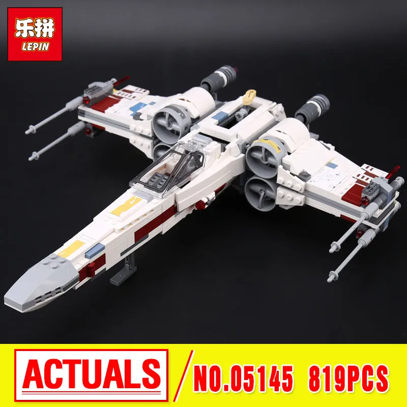 

Lepin 05145 Star Plan Series The 75218 X-wing Star Plan Fighter Set Building Blocks Bricks Kids Toys Christmas Birthday Gifts