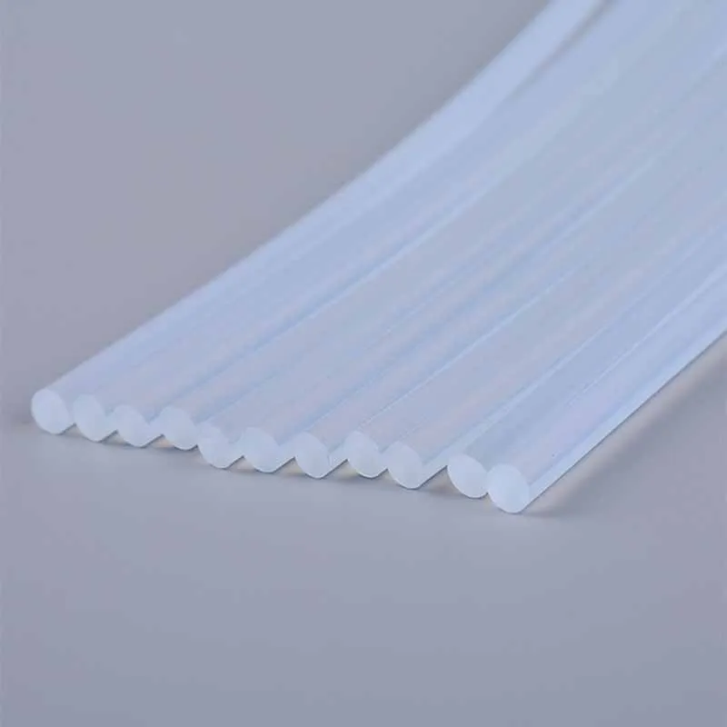 10 Pieces Of 7x190 Mm Transparent Hot Glue Sticks For Hot Glue Gun, White  Transparent Hot Melt Glue