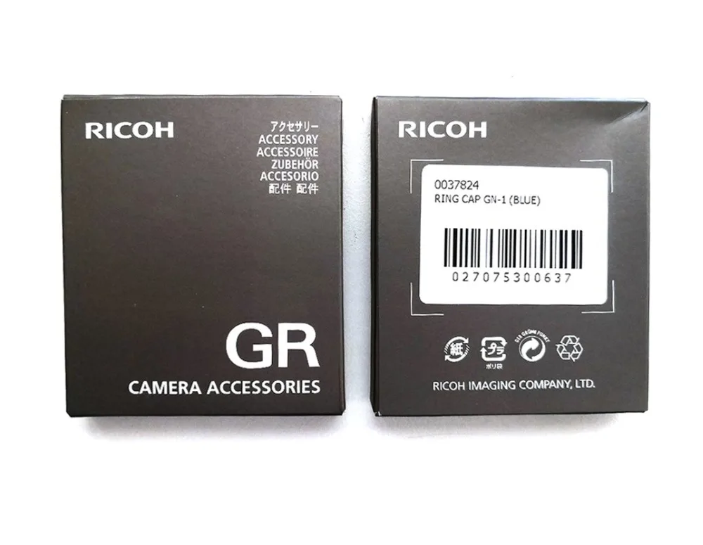 Оригинальное кольцо для объектива синего цвета только для Ricoh GR3/GRIII