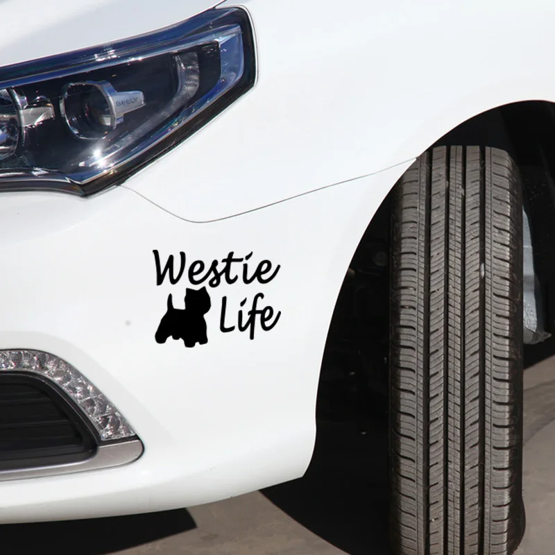 Стильные наклейки и в стиле Westie Life с животными для собак модные виниловые