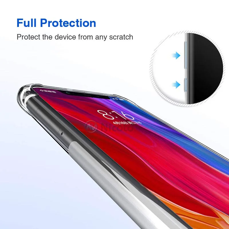 TPU Case for Xiaomi Mi 8SE 8 Explorer Clear Phone Case for Xiomi 8 mi8 lite 8SE Transparent Soft Silicone Phone Back Cover  (4)