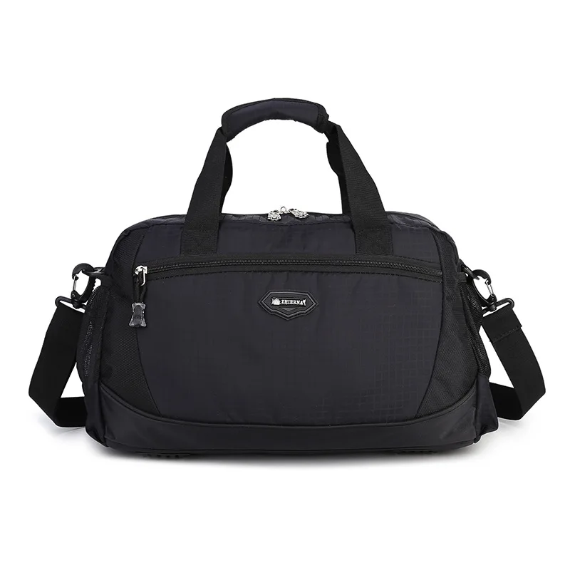 Tourya, Женская дорожная сумка, нейлон, большая емкость, ручная сумка для переноски багажа, сумка для выходных, дорожная Туристическая сумка, сумки через плечо, сумки для сна - Цвет: black