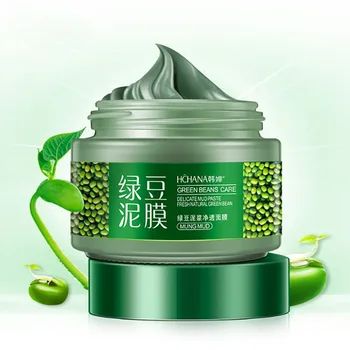 

Face Cleansing Mung Bean Mud Peeling Acne Blackhead Treatment Mask Remover Contractive Pore Whitening Hydrating Care Creams
