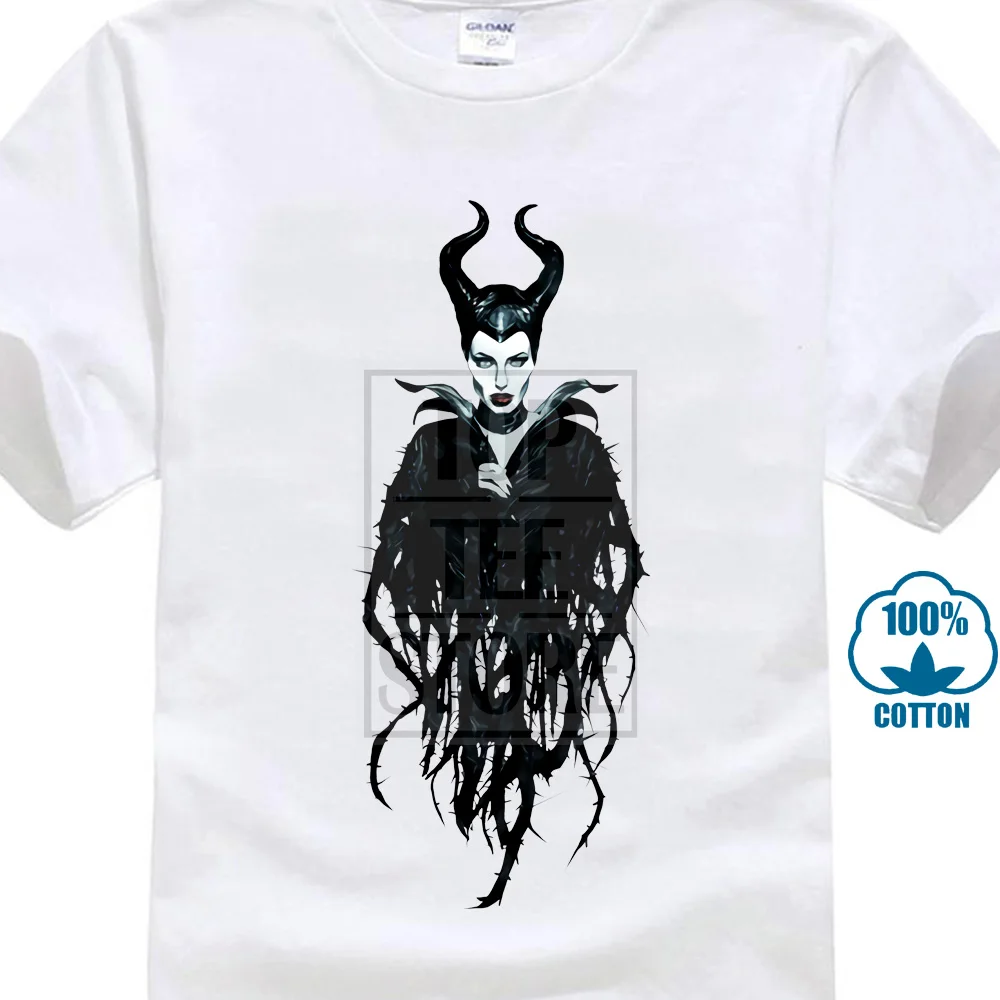 

Maleficent V2 Poster Angelina Jolie Dtg T Shirt White All Sizes S 4Xl