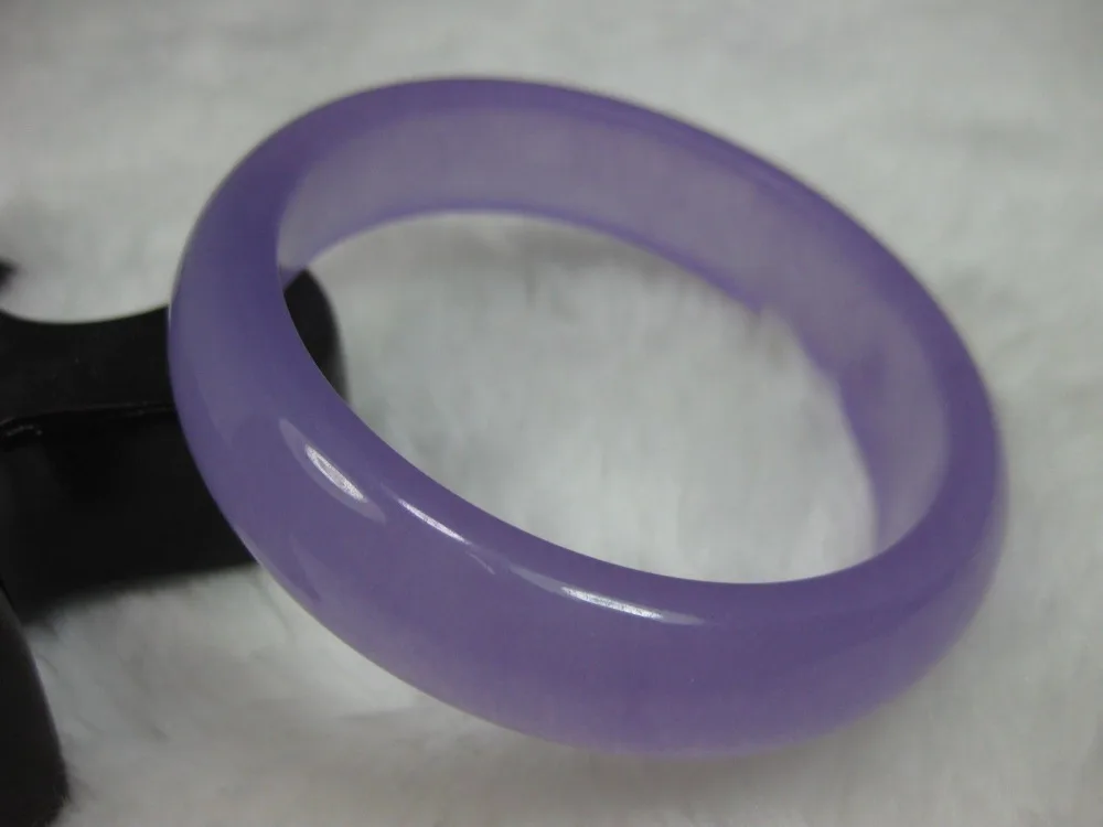 

NATURE BEAUTIFUL LAVENDER JADE JADEITE BRACELET BRANGLE