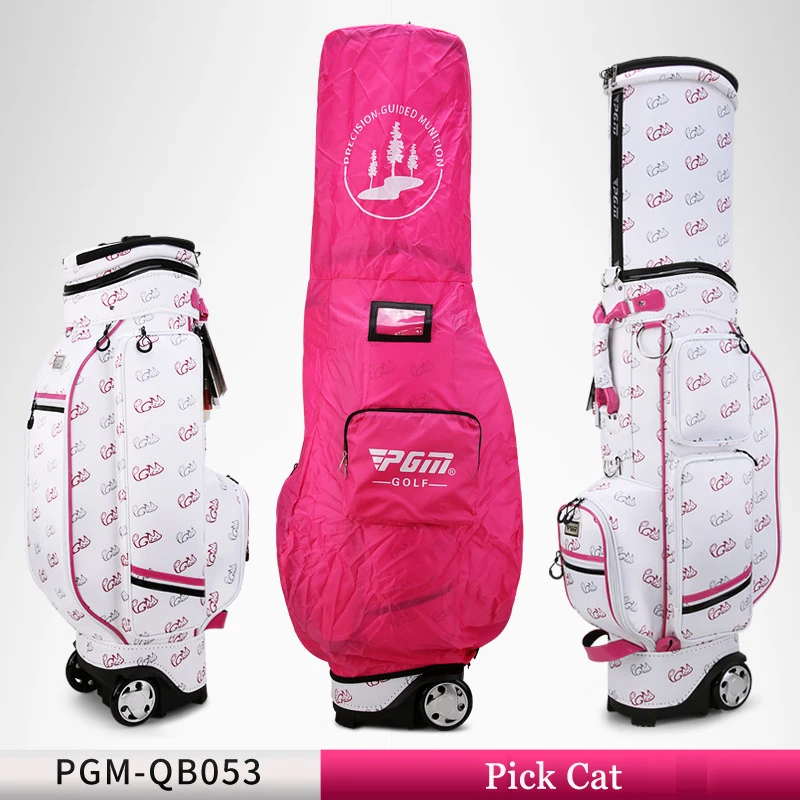 Pgm Qb053 Women S Professional Pink Golf Standard Ball Bag Pink Golf Standard Ball Bag