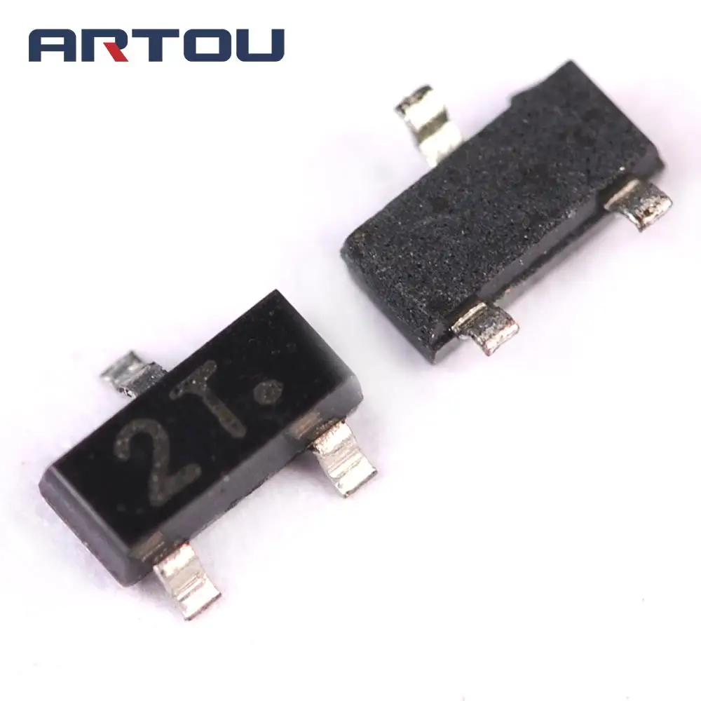 

100PCS SMD Transistor MMBT4403 2N4403 Imprint 2T SOT-23