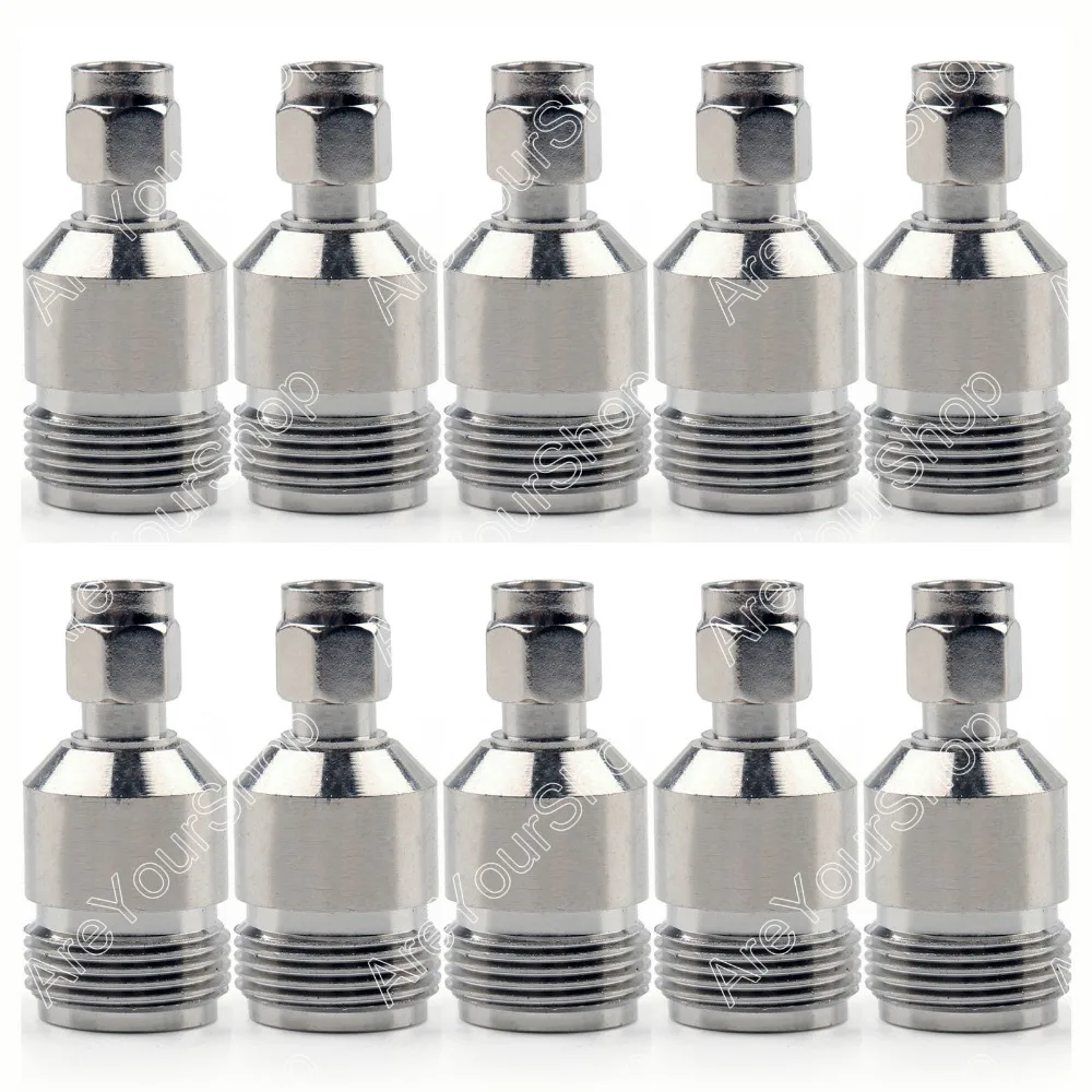 

Areyourshop RP-SMA Connector Adapter N Female To RP-SMA Plug Jack Male RF Connector Straight F/M 10Pcs 50ohm Wholesale