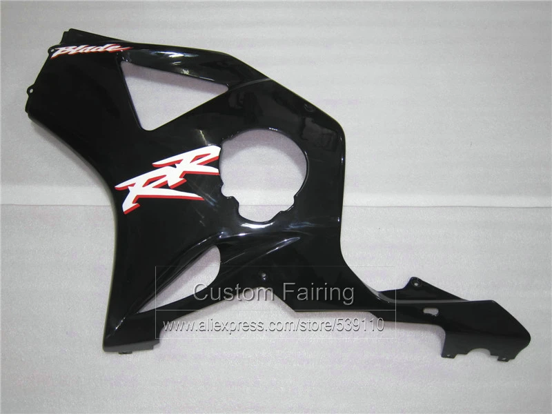 Aftermarket Кузов обтекателя комплект для Honda CBR954RR 02 03 глянцевый черный Обтекатели CBR954RR 2002 2003 BM24