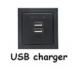 JOHO настольная розетка алюминиевая черная серебристая Панель открытого типа настольная розетка электрическая розетка - Тип: USB Charger