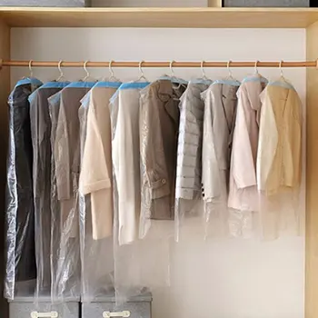 

Fashion Vacuum Storage Bags Cover Clothes Protector Garment Suit Coat Dust Cover Protector Wardrobe Storage Bag Home Organizer