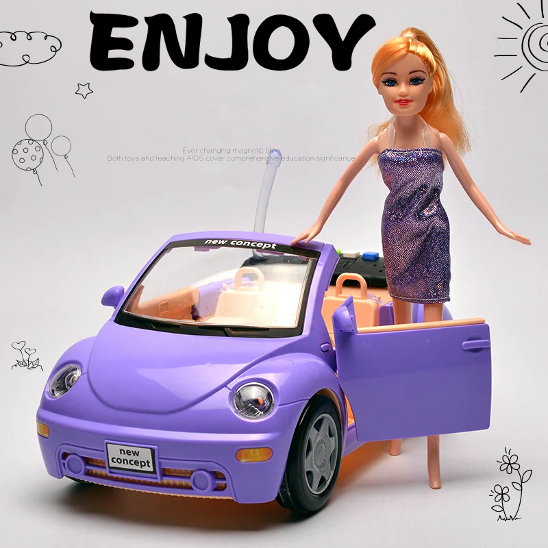 1 шт. Volkswagen Beetle Diecasts &amp Toy транспортные средства светильник звуковая музыка модель