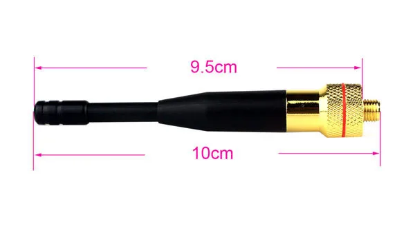 400-470 МГц Золотой ультракороткие антенна для Baofeng BF-UV5R BF-777S BF-888S для Puxing WOUXUN радио