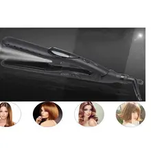 Профессиональный паровой выпрямитель для волос 2 в 1, щипцы для завивки волос, быстрое выпрямление паром, плоский утюг для салона, щипцы для завивки волос, инструменты для укладки