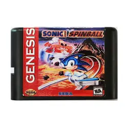 Звуковая Spinball 16 бит MD игровая карта для sega Mega Drive для sega Genesis
