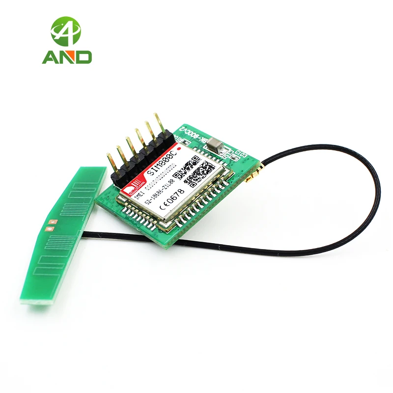 

Smallest SIM800C GPRS GSM Module, MicroSIM Card,Core Board,Quad-band TTL Serial Port,include gsm antenna