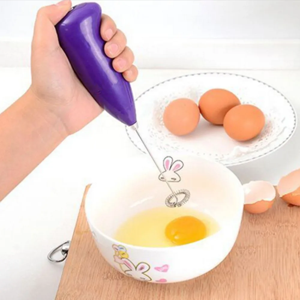 

Coffee Electric Milk Frother Foamer Drink Whisk Mixer Egg Beater Mini Handle Stirrer Kitchen Tool
