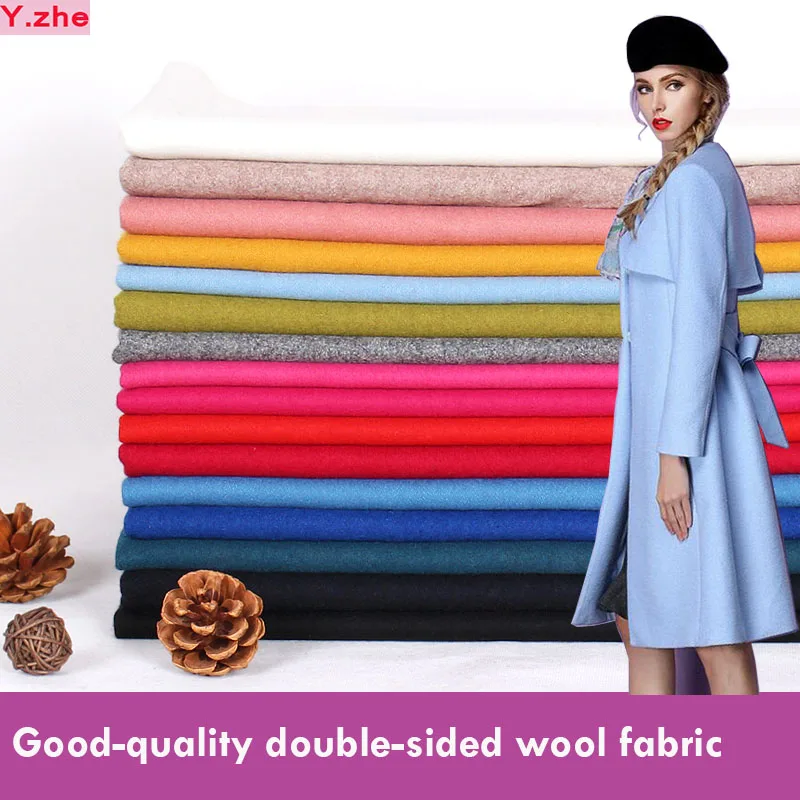148x100cm Good Quality Wool Fabric Coat Fabric for Sewing Material DIY Fashion Warm Women Coat
