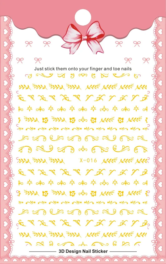 Новейшая 1 лист 3D водяные наклейки для ногтей художественная наклейка золотой цвет, геометрические формы Цветы Листья на ногтях одуванчиков наклейка s Маникюр Z037