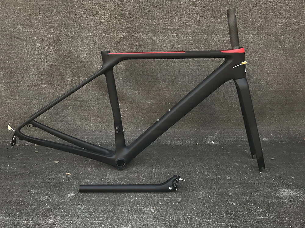 

2018 carbon frame road bike frame fork clamp seatpost Carbon Road bicycle Frame 880g bike frame