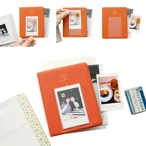 Instax для Polaroid кейс для альбома хранения фото мини пленка Размер 64 карманы модный дом 1O4Z 58ZM Прямая поставка