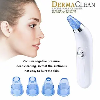

Household Rechargeable Vacuum Suction Blackhead Remover Facial Pore Cleaner Nose Acne Facial Skin Care Device