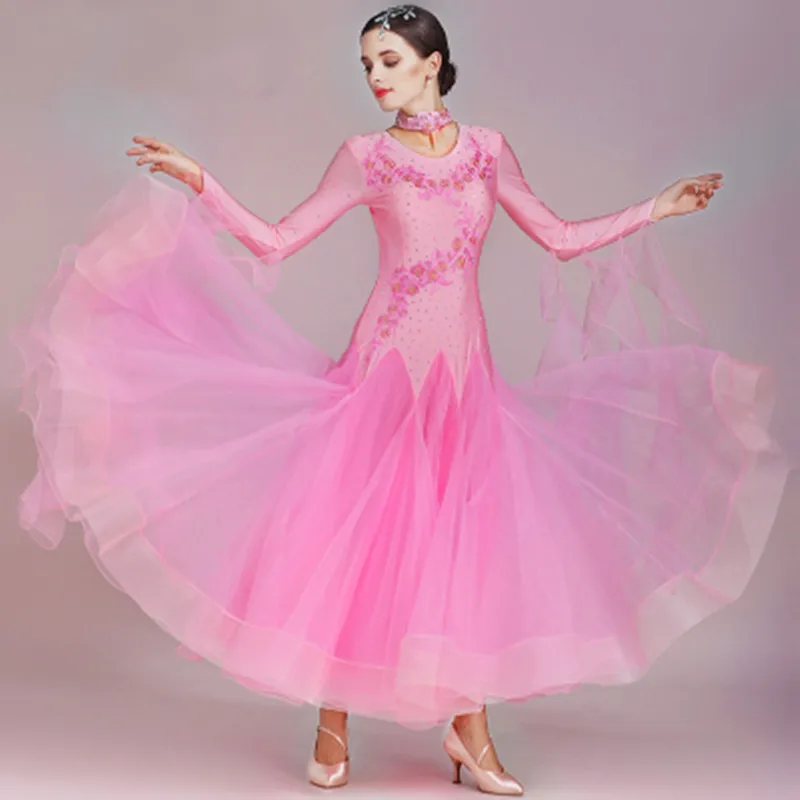 

ballroom rumba dresses cheap ballroom dress woman tango costume ballroom dance competition dresses viennese waltz dress sequins
