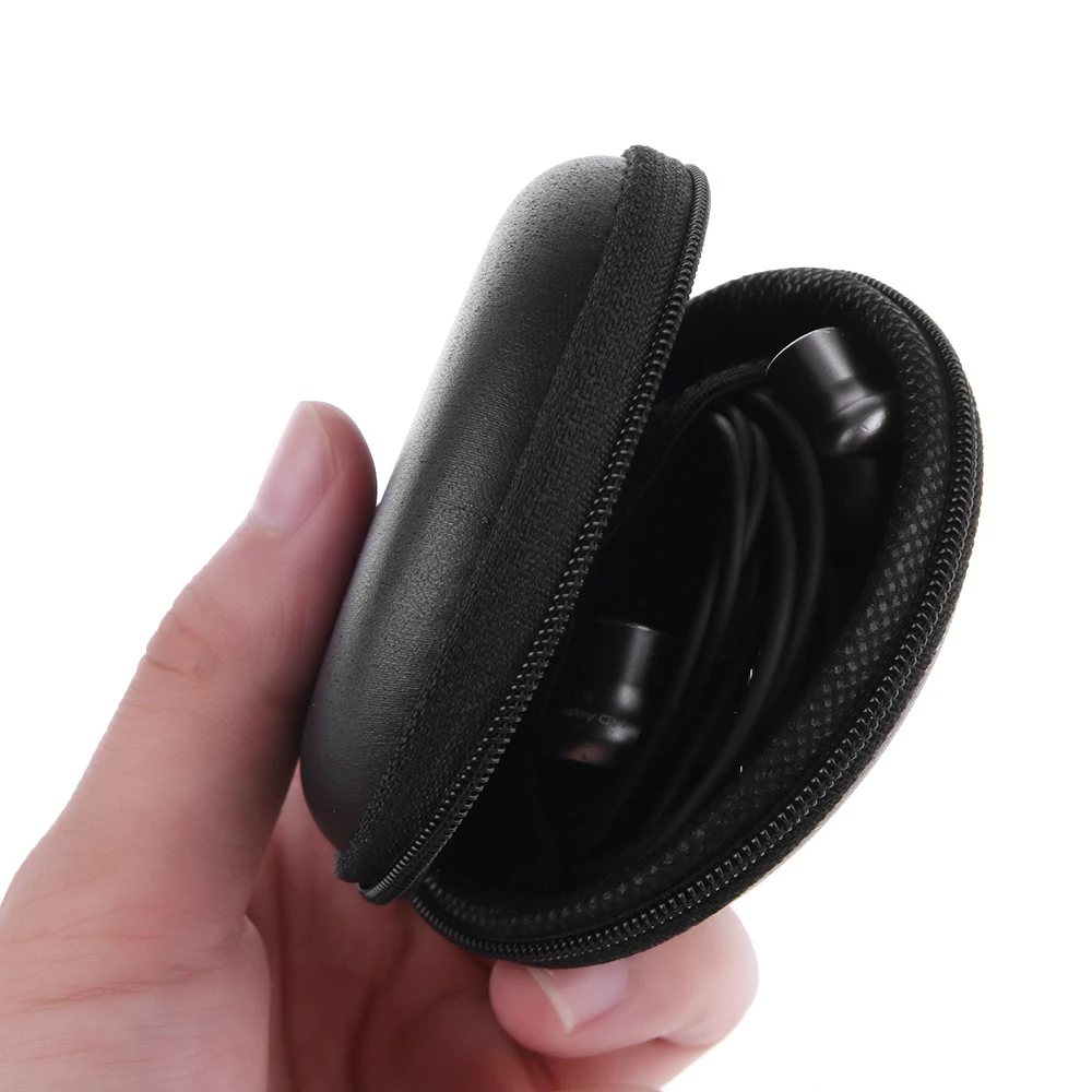 

Random Color!! 1PC Round Zipper Earphone Headphone Bag Triangle Finger Toy for Focus ADHD Autism Box Bag Case Gift Accessorie