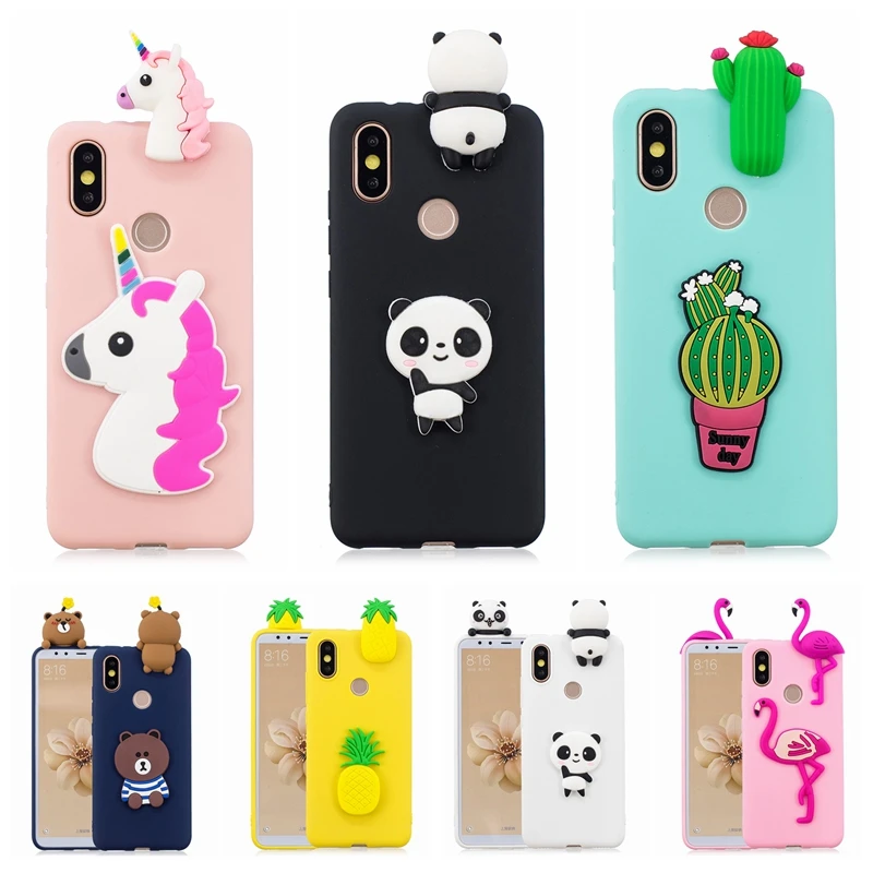

Funda Xiaomi Redmi Note 6 Pro Case Cover 3D Panda Cactus Silicone Phone Case on for Xiaomi Redmi Note 6 Pro Case Xiomi 32 64 GB