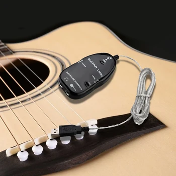 

Guitar to USB Interface Link Cable Adapter MAC/PC Recording CD Studio Laptop
