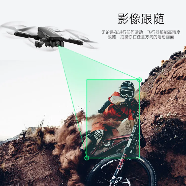 RIAN DAY RC Quadcopter WIFI FPV With Double 4K Wide-Angle HD Camera App Control Smart Follow 3D Flips Altitude Hold Drone