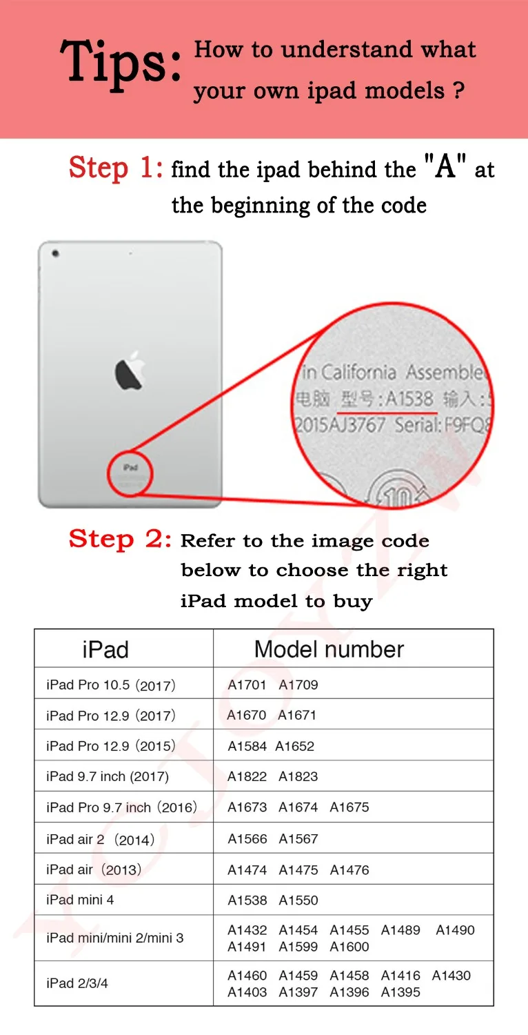 Чехол для Apple iPad mini 1 2 3 ZAIWJ ТПУ смарт чехол с подставкой сна/пробуждения