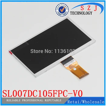 

New 7" inch TABLET SL007DC105FPC-V0 TFT LCD Display Screen Panel Frame replacement Resolution 1024*600 Free Shipping 163*97mm