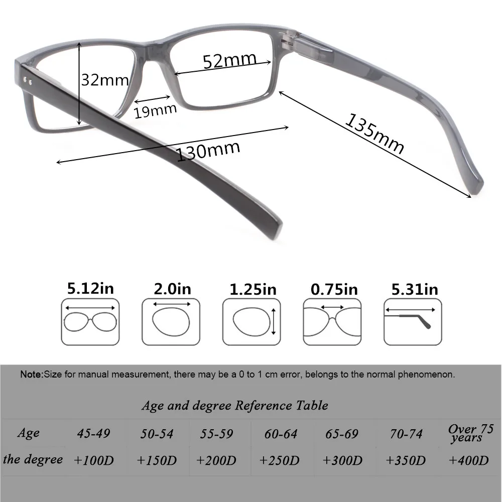 Henotin классические очки для чтения для мужчин и женщин весна петли прямоугольные очки кадров качество чтения