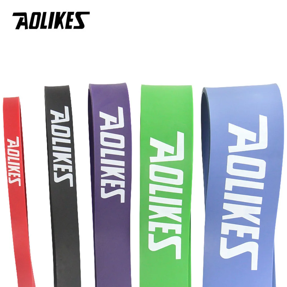 AOLIKES набор из натурального латекса, спортивные резинки, набор, гимнастический эспандер, Кроссфит, силовая подтяжка, укрепление мышц