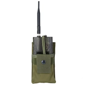 

Tactical Radio Case Holder Holster Walkie Talkie Holster Adjustable Molle Pouch Open Top Magazine M4 Mag Tactical Pouch