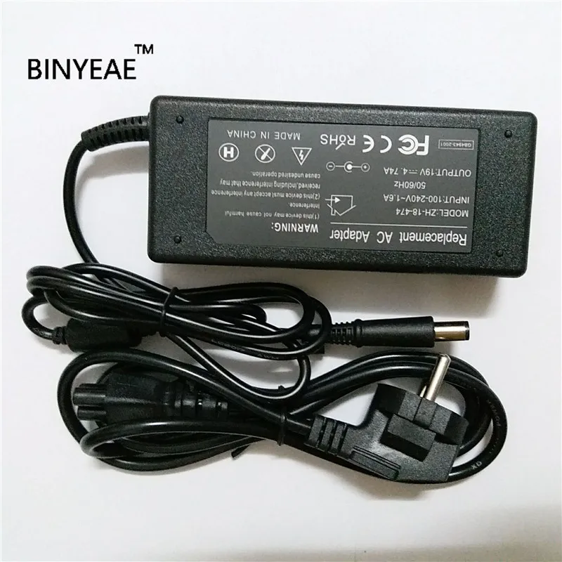 19 V 4.74A Универсальный адаптер переменного тока зарядное устройство для hp EliteBook 8530 p 8530 w 8560 w 8460 p 8460 w 8560 p
