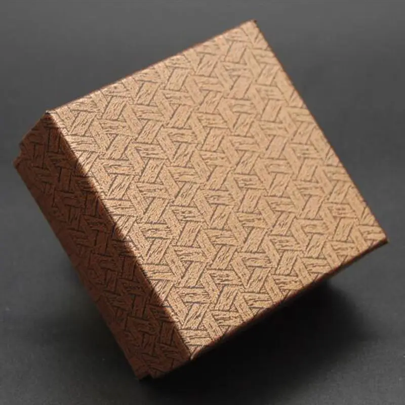 EU/US винтажная квадратная форма коробка для ювелирных изделий серьги кольца ожерелья браслеты Подарочные коробки квадратная коробка
