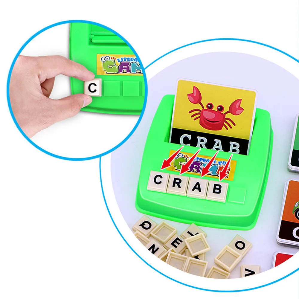 

HIINST Educational Toy English Spelling Alphabet Letter Game Early Learning Improve Your Kid's Learning Ability JAN7