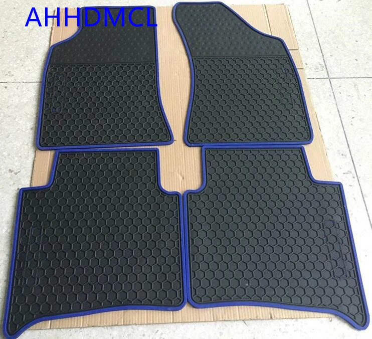 Car Rubber Floor Mats Anti Slip Mat Carpets Feet Pad Custom Fit For