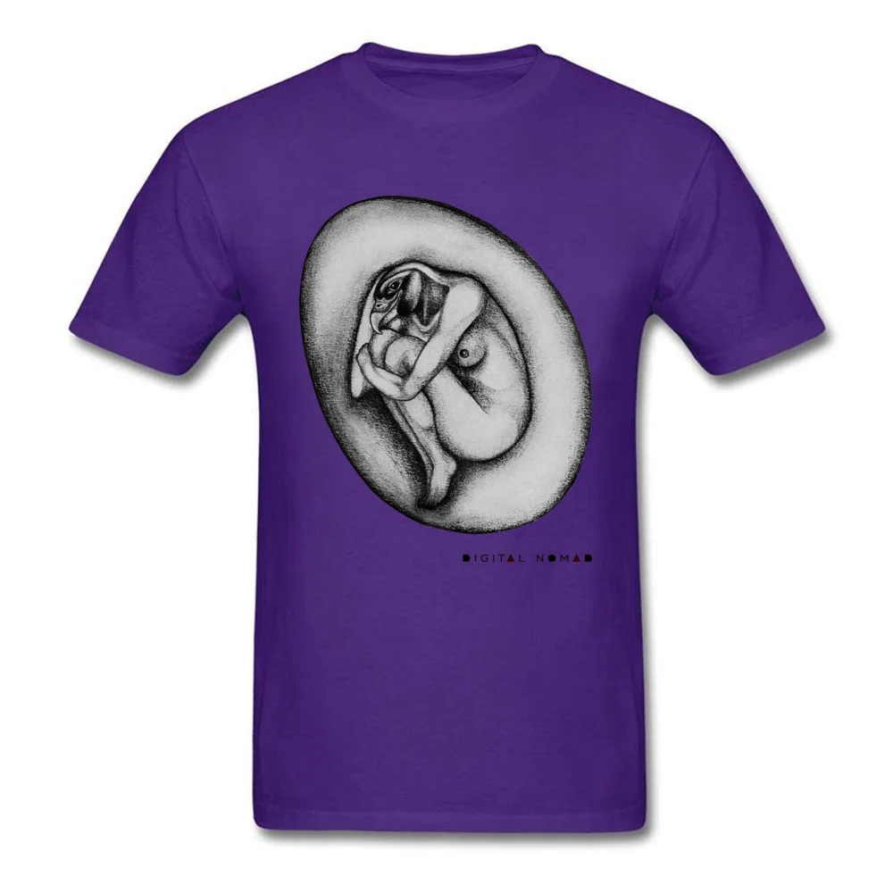 CreationDigital Nomad T-shirts Brand New Short Sleeve Geek 100% Cotton O Neck Young Tops T Shirt Street T-Shirt Autumn CreationDigital Nomad purple